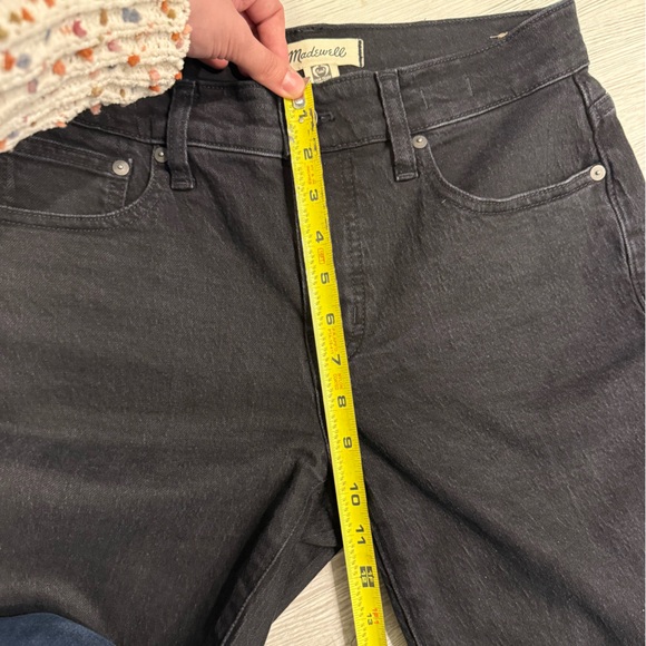 Madewell Women's Black Straight Leg Jeans 26 - Picture 9 of 10